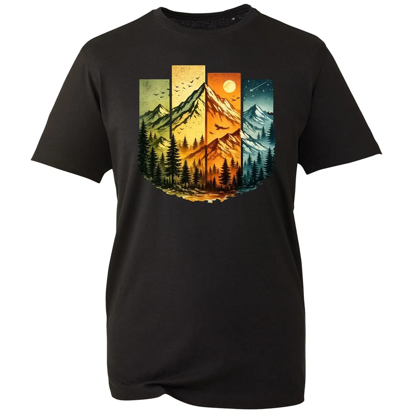 Outdoor Adventure Images - เสื้อยืดเดินป่าภูเขา ภาพทิวทัศน์ธรรมชาติ ผจญภัยกลางแจ้ง ภาพที่ 1 จาก