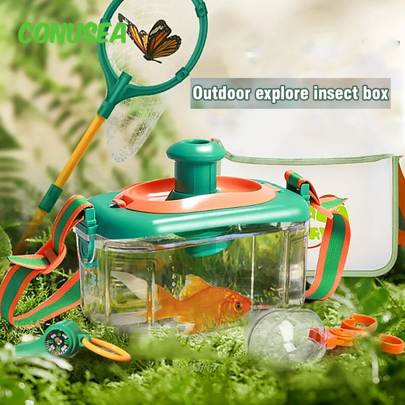 Outdoor Adventure Toys For Kids - ชุดดักจับแมลงและผีเสื้อสำหรับเด็ก ของเล่นกิจกรรมกลางแจ้ง ของเล่นเสริมพัฒนาการ ชุดนักสำรวจสำหรับเด็ก