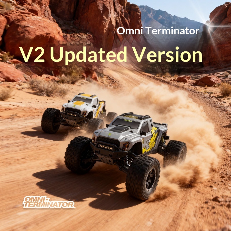 Outdoor Adventure Toys For Kids - รถบรรทุกบังคับวิทยุ V2 Omni Terminator RC ขับเคลื่อน
