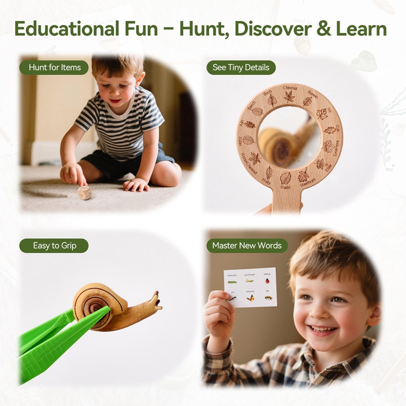 ชุดของเล่นไม้มอนเตสซอรี่ ชุดล่ - Outdoor Adventure Toys For Kids บทวิจารณ์และราคา