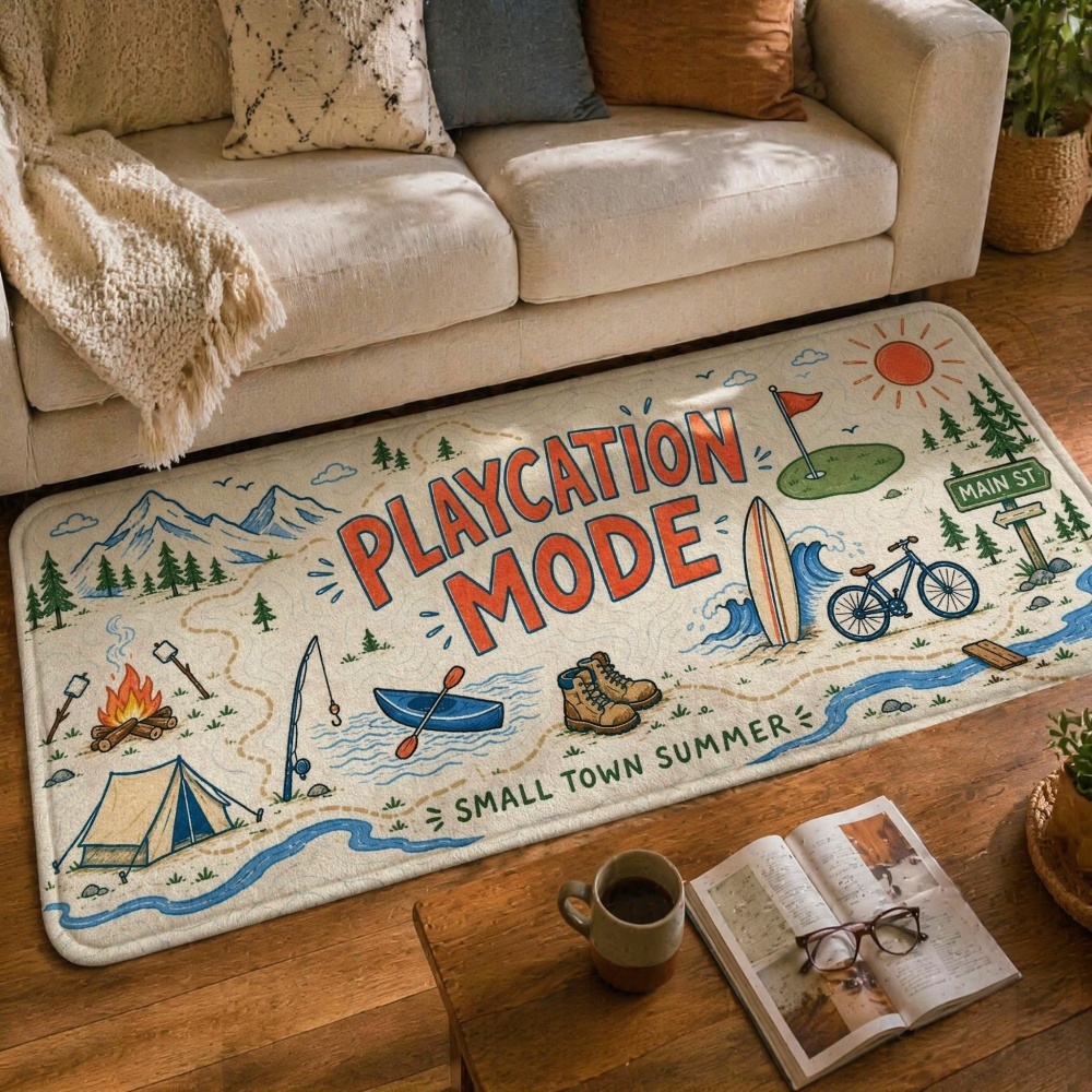 พรมปูพื้นลายแผนที่การเดินทางสำ - Outdoor Adventure Golf บทวิจารณ์และราคา