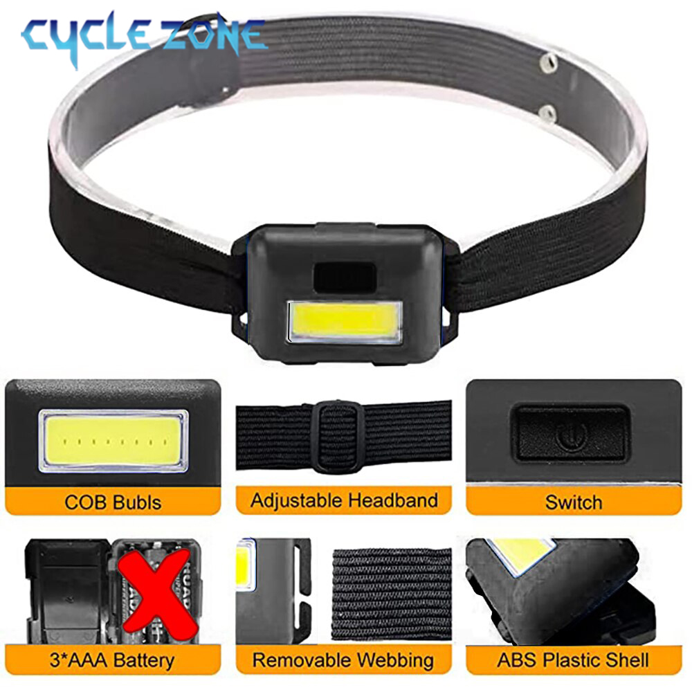 ไฟหน้าขนาดเล็กแบบพกพา COB ไฟหน - Outdoor Adventure Zone บทวิจารณ์และราคา