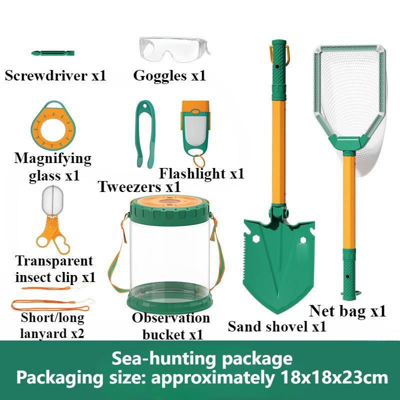 เซ็ตจับทะเลของเล่นเด็กเล่นชายห - Outdoor Adventure Toys For Kids บทวิจารณ์และราคา