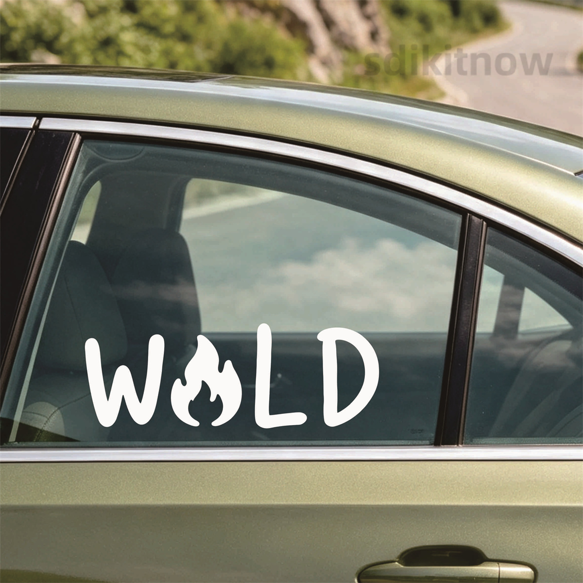 สติ๊กเกอร์ไวนิลลายแคมป์ปิ้งกลา - Outdoor Adventure Words บทวิจารณ์และราคา