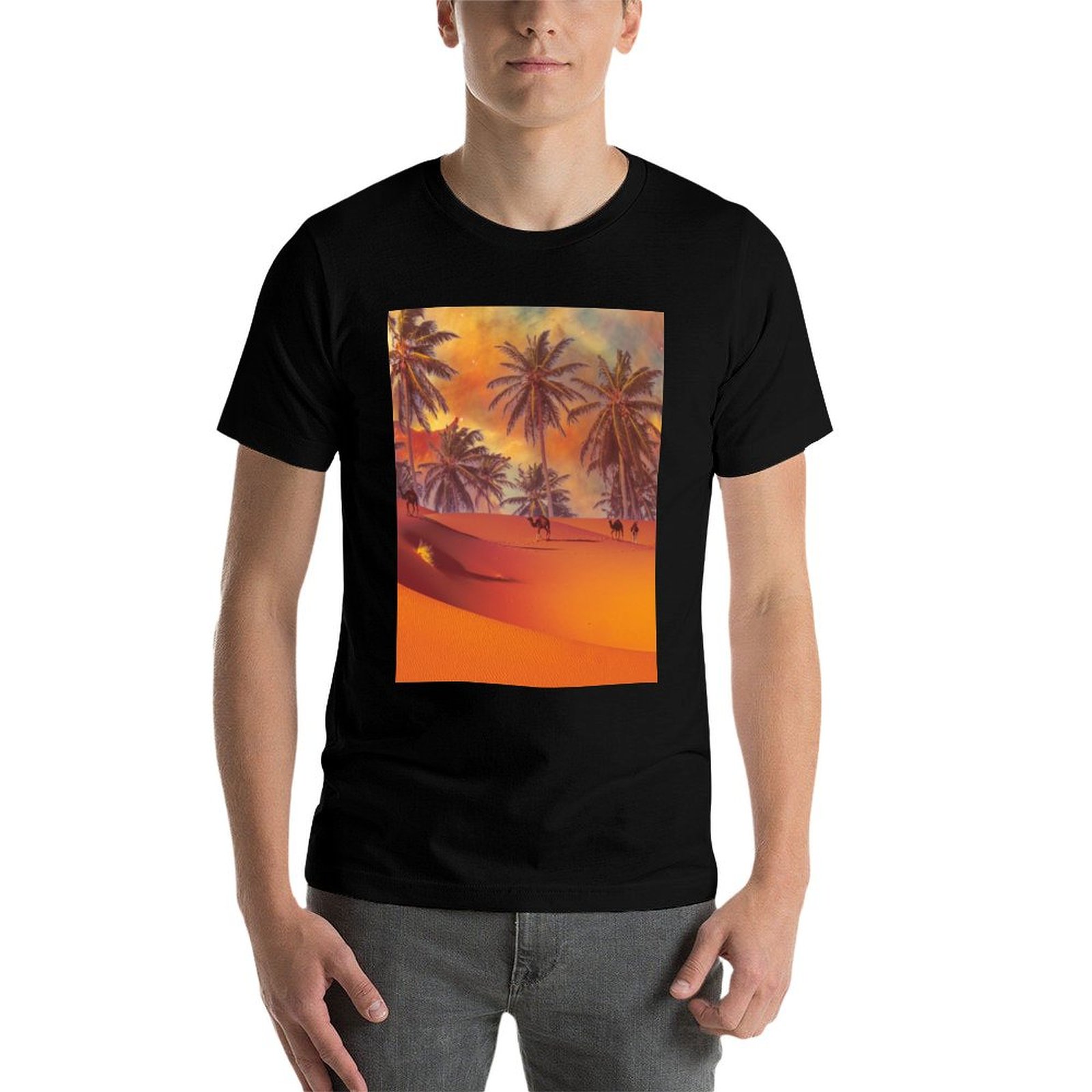โอเอซิสในทะเลทราย เสื้อยืดสำหร - Oasis Outdoor Adventure บทวิจารณ์และราคา