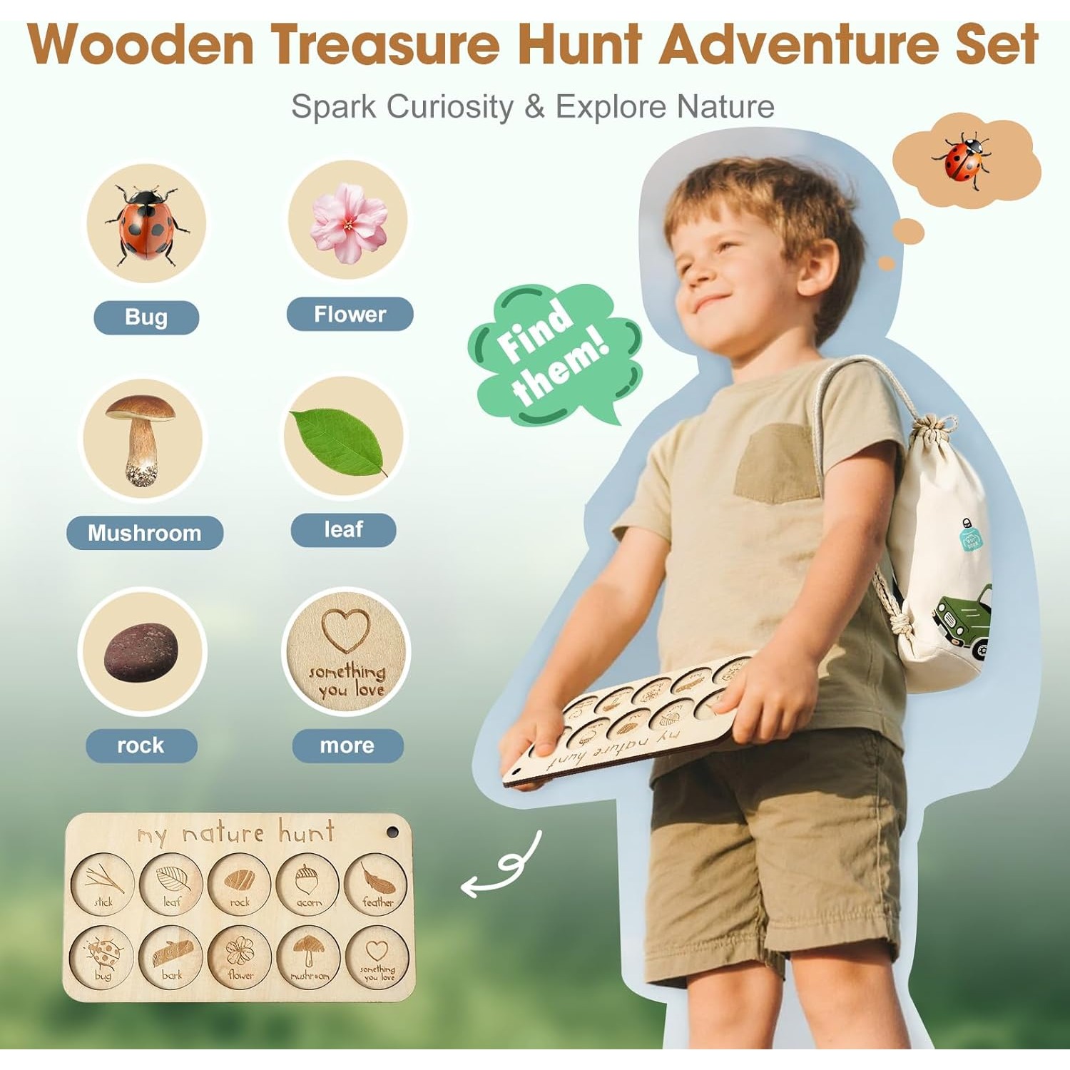 ชุดจับแมลงสำหรับเด็ก พร้อมกล่อ - Outdoor Adventure Toys For Kids บทวิจารณ์และราคา