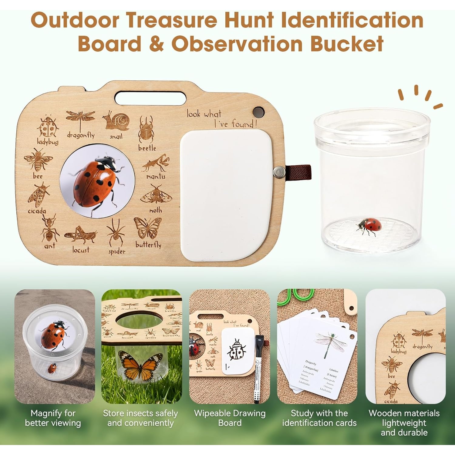 ชุดจับแมลงสำหรับเด็ก พร้อมกล่อ - Outdoor Adventure Toys For Kids บทวิจารณ์และราคา