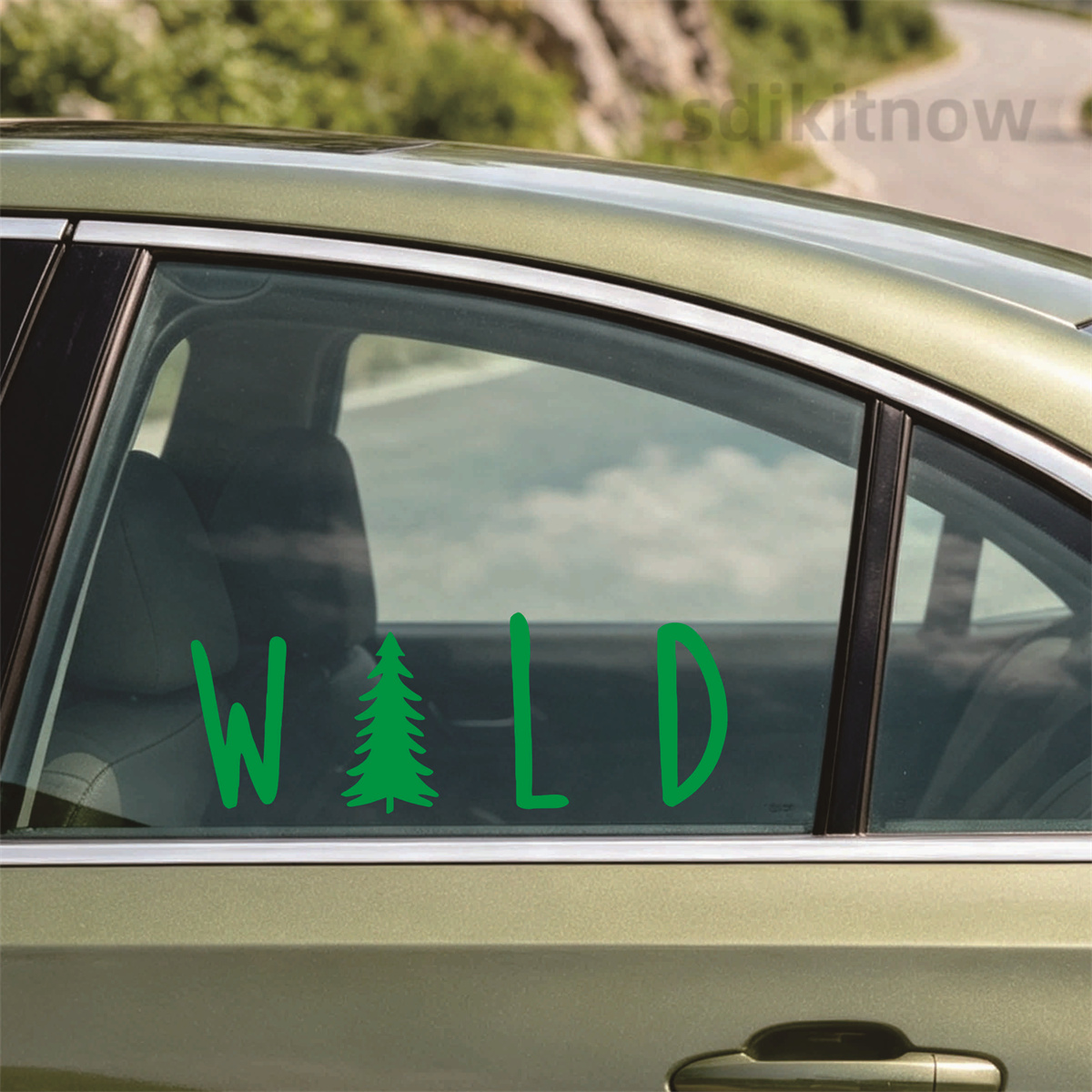 สติกเกอร์ไวนิลลายต้นสนป่า สำหร - Outdoor Adventure Words บทวิจารณ์และราคา